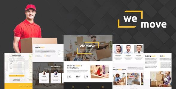 WeMove v1.3 – Home Moving & Logistic WordPress Theme Download