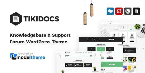 Tikidocs – v2.1 Knowledgebase & Support Forum WordPress Theme + RTL Download