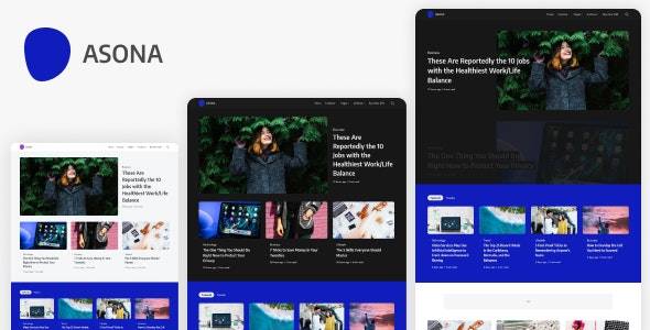 Asona – v1.3 Creative Minimal Blog and Magazine WordPress Theme Download