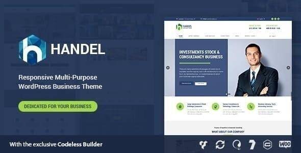 Handel v1.7.5 – Consulting WordPress Theme Download