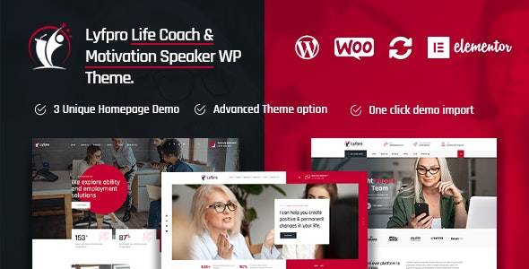 Lyfpro – v1.3 Life Coach WordPress Theme Download