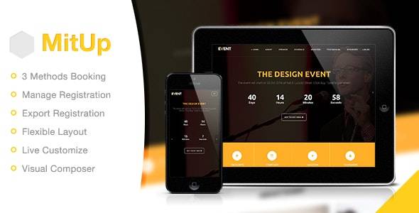 MitUp v1.2.8 – Event & Conference WordPress Theme Download