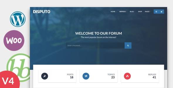 Disputo – v4.3 WordPress bbPress Forum Theme Download