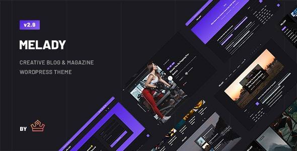 Melady v.2.0 – Creative Blog & Magazine WordPress Theme Download (Updated)