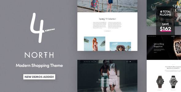 North v5.7.3 – Responsive WooCommerce WordPress Theme Download