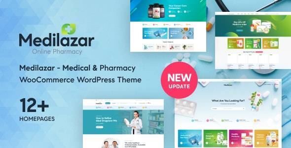 Medilazar v1.2.3 Pharmacy Medical WooCommerce WordPress Theme Download