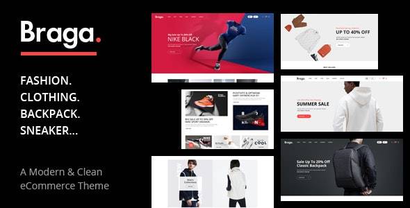 Braga v1.0.7 – Woocommerce Fashion WordPress Theme Download