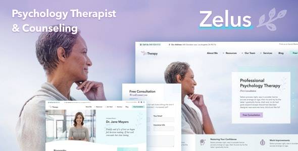 Zelus – v1.3.5 Psychology Counseling WordPress Theme Download