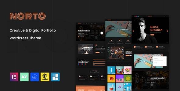 Norto v1.4 – Creative Portfolio WordPress Theme Download