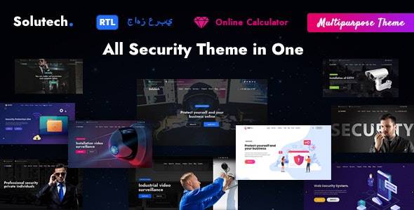 Solutech v.1.4.1 – Security Multipurpose WordPress Theme Download