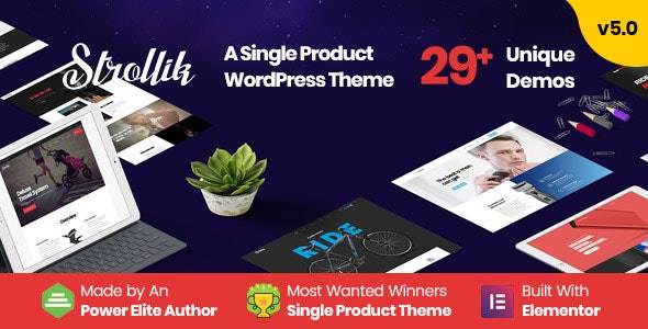 Strollik v4.0.2 – Single Product WordPress Theme Download