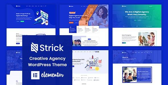 Strick – v.1.0.3 Creative Agency WordPress Theme Download