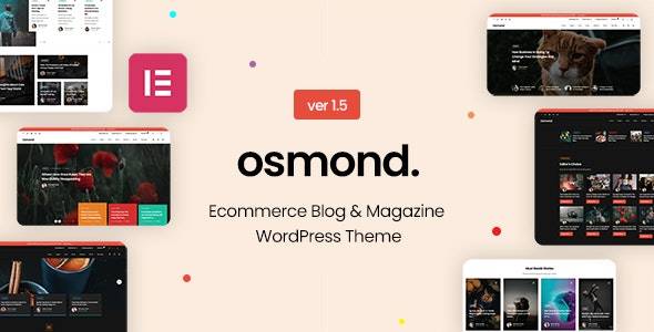 Osmond v1.2 – Ecommerce Magazine WordPress Theme Download