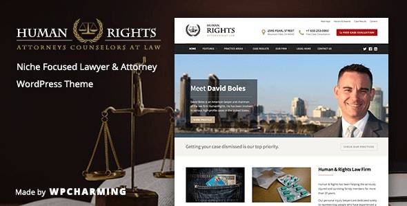 HumanRights – v1.1.7 Lawyer and Attorney WordPress Theme Download