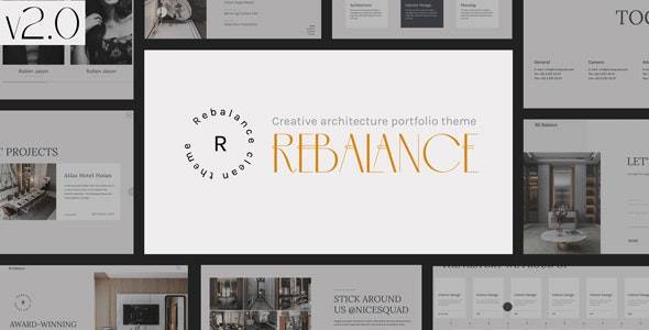 Rebalance v1.0 – Architect Portfolio HTML Template Download