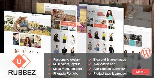 Rubbez – v1.8.6 WooCommerce & Corporate WordPress Theme Download