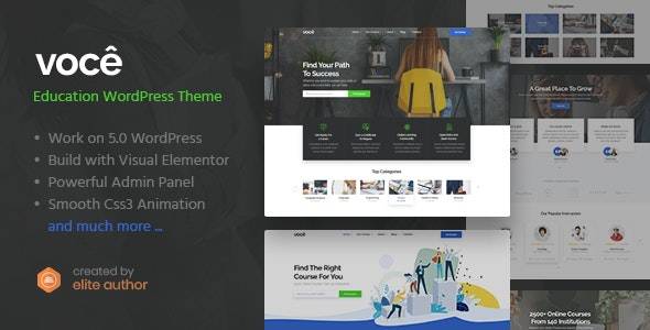 Vocee – v.1.1 Education & LMS WordPress Theme Download