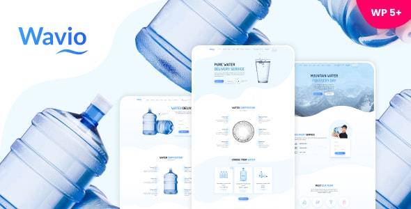 Wavio – v1.2.4 Bottled Water Delivery WordPress Theme Download