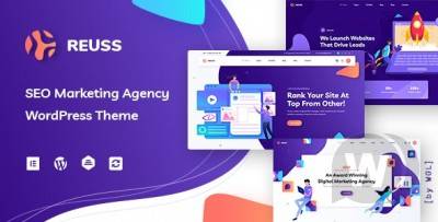 Reuss v1.0.5 – SEO marketing agency WordPress theme Download