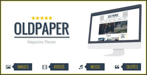 OldPaper – v.1.7.0 Ultimate Magazine & Blog WordPress Theme Download