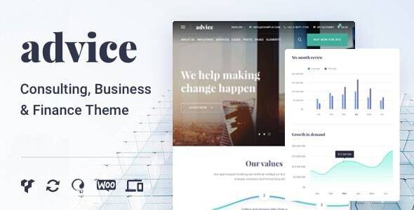 Advice v4.5.4 – Business Consulting WordPress Theme Download