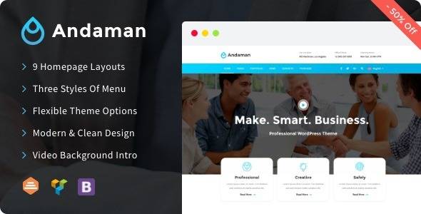 Andaman – Creative & Business WordPress Theme v.1.1.3