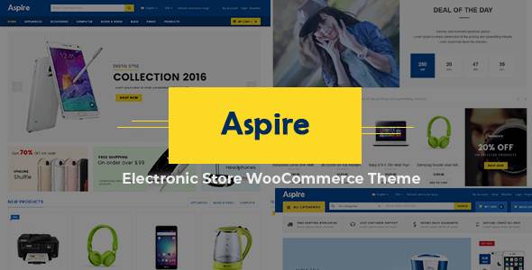 Aspire v.4.8 – Multipurpose Responsive WooCommerce WordPress Theme Download