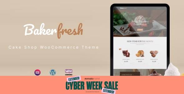 Bakerfresh v1.0.6 – Cake Shop WooCommerce WordPress Theme Download