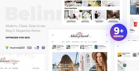 Belinni – v.1.5.1 Multi-Concept Blog Magazine WordPress Theme Download