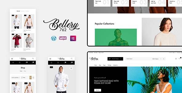 Bellery v.1.0.7 – Modern & Minimal WooCommerce WordPress Theme Download