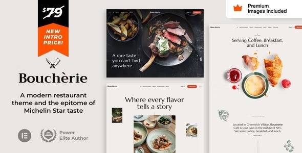 Boucherie Steakhouse Restaurant and Café WordPress Theme