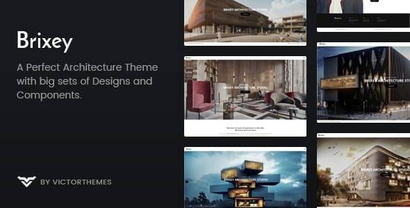 Brixey Responsive Architecture WordPress Theme