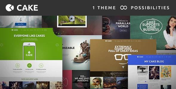 Cake v.1.5.4 – Responsive Multi-Purpose WordPress Theme Download