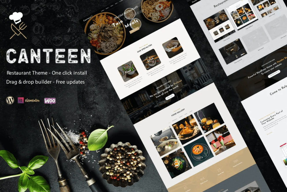 Canteen – v1.0.6 Restaurant WordPress Theme Download