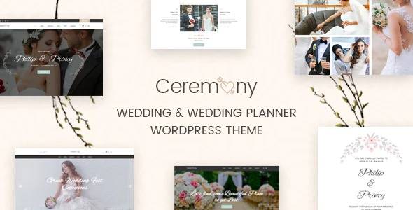 Ceremony v.1.4 – Wedding Planner WordPress Theme Download