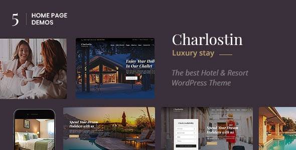 Charlostin v.1.0 – Hotel & Resort Booking WordPress Theme Download