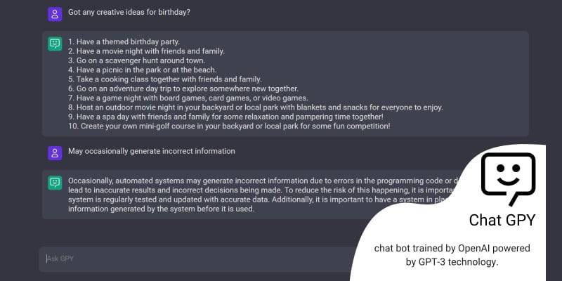 Chat GPY v1.0.0 – AI Chat NodeJS Download