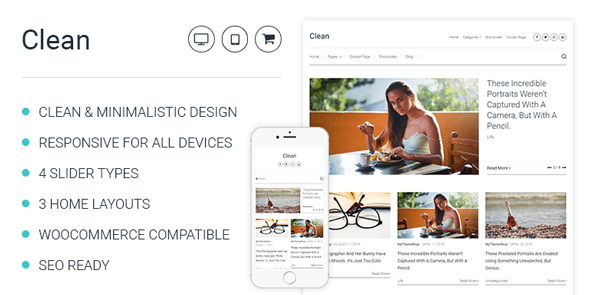 Clean WordPress Theme