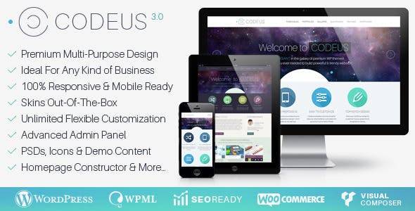 Codeus v.3.4.1 – Multi-Purpose Responsive WordPress Theme Download