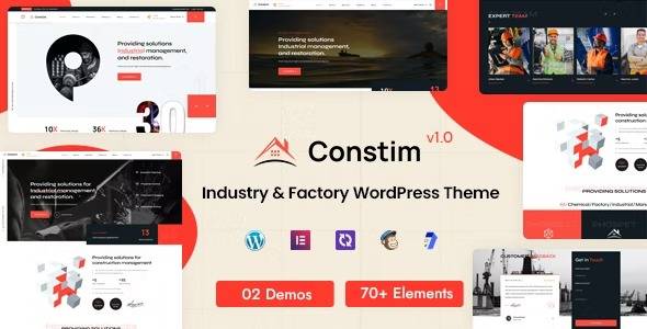 Constim v1.0.1 – Industry & Factory WordPress Theme