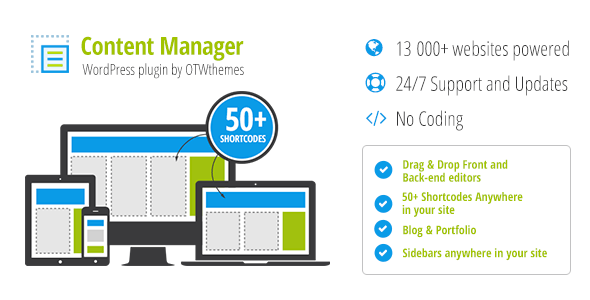 Content Manager for WordPress v.2.18 Download