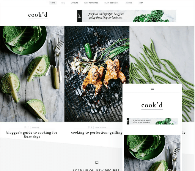 Cookd Pro Wordpress theme