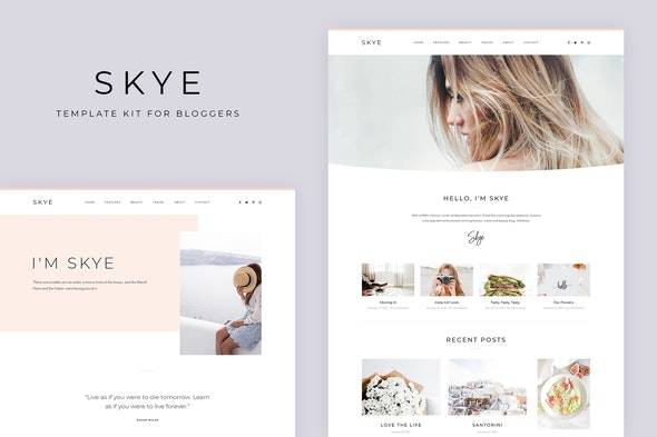 Skye – Modern Blog Elementor Template Kit Download