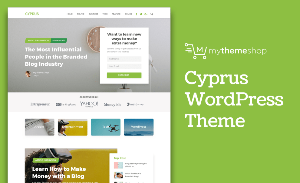 Cyprus WordPress Theme by MyThemeShop v1.1.3 Download