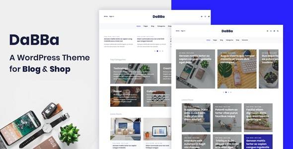 Dabba v.1.0.7 – Blog & Shop WordPress Theme Download