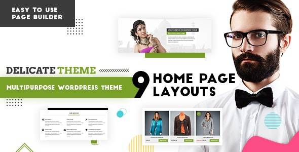 Delicate v3.4 – Multipurpose WordPress Theme Download