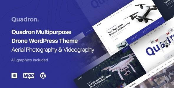 Quadron v1.1.0 – Aerial Photography & Videography Drone WordPress Theme Download