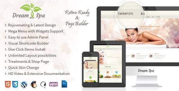 Dream Spa – v3.2 Salon and Spa WordPress Theme Download