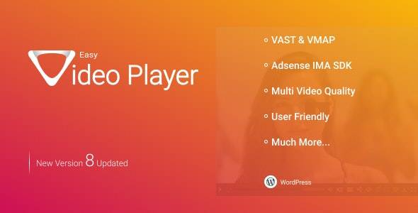 Easy Video Player v9.2 – WordPress Plugin