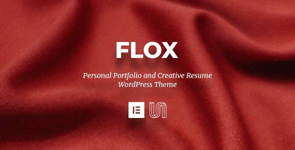 FLOX v.1.2 – Personal Portfolio & Resume WordPress Theme Download